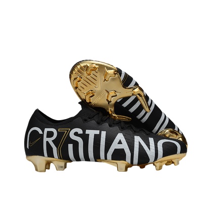 Vapor 12 Elite FG CR7 Black/Gold
