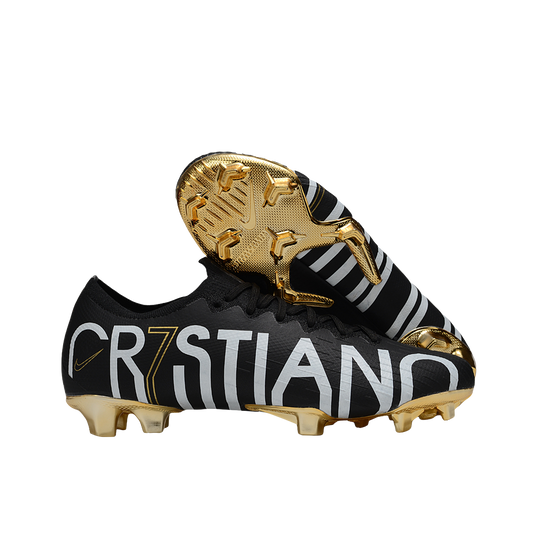 Vapor 12 Elite FG CR7 Black/Gold