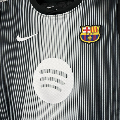 2025/2026 Barcelona Black Goalkeeper Football Kit