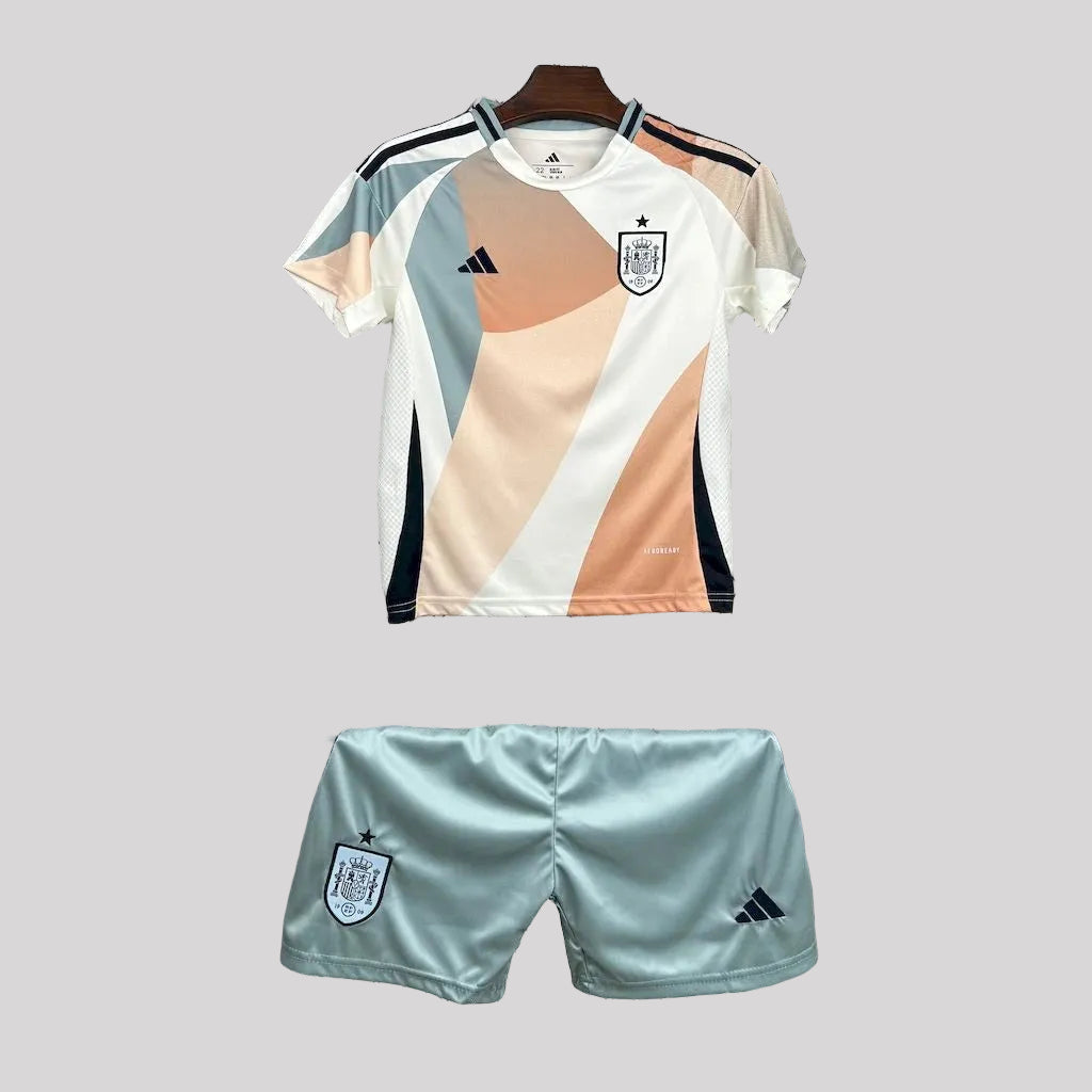 2025 Spain Away Football Kids Size Kit