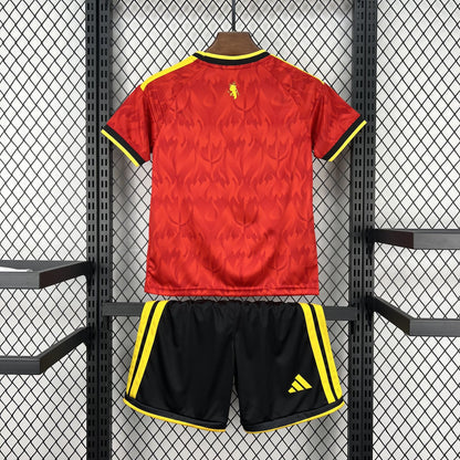 2026 Belgium Home World Cup Kids Size Kit