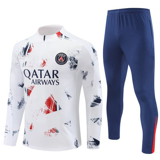 PSG "Parisian Frost" White Premium Tracksuit