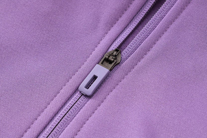 Real Madrid Purple and White Premium Tracksuit