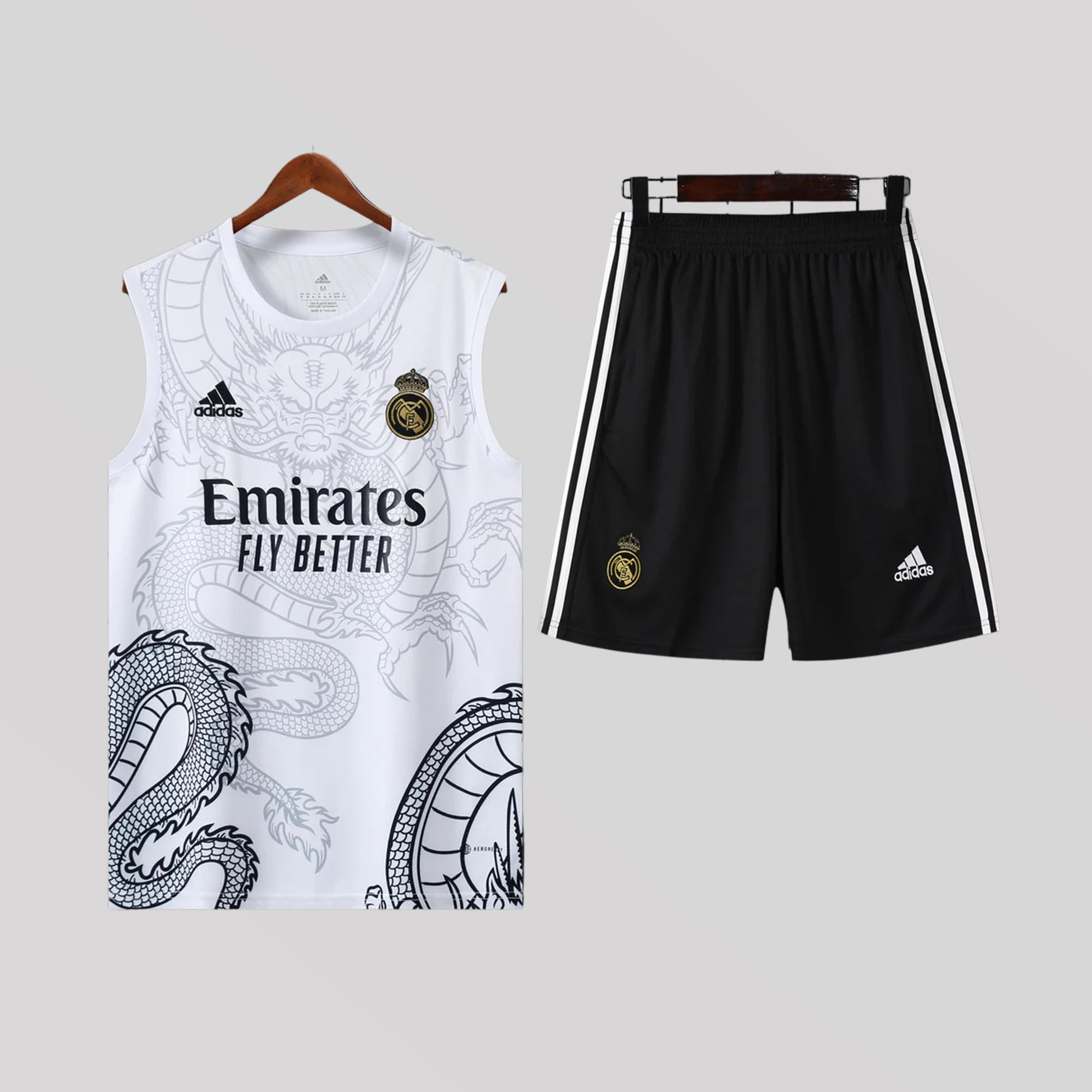 Real Madrid Dragon Blanco Training Kit - FutKulture